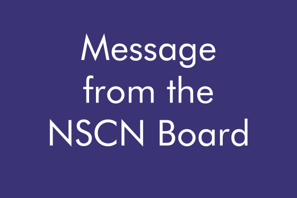 message from the NSCN Board